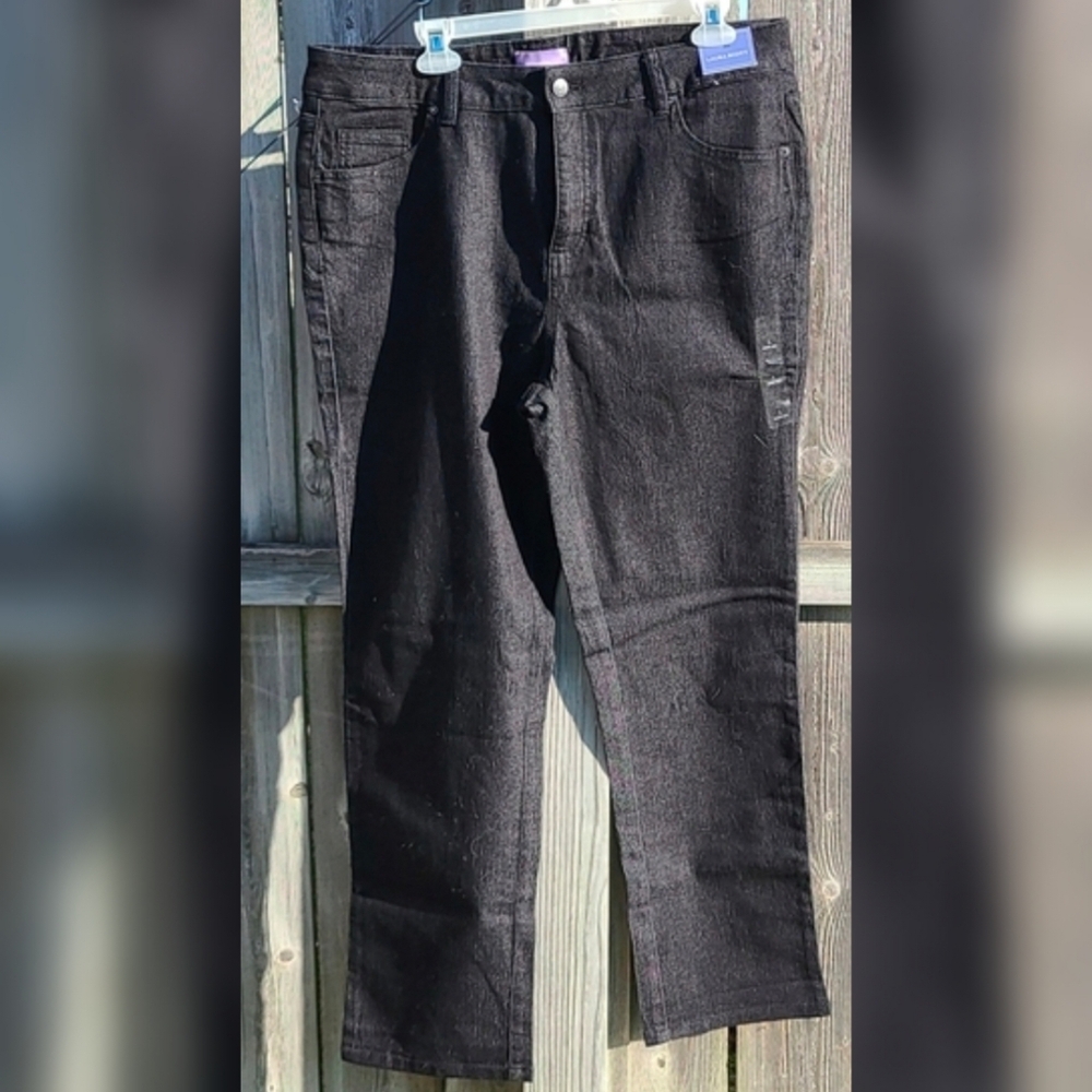 Indigo Straight Jeans by Laura Scott New With Tags